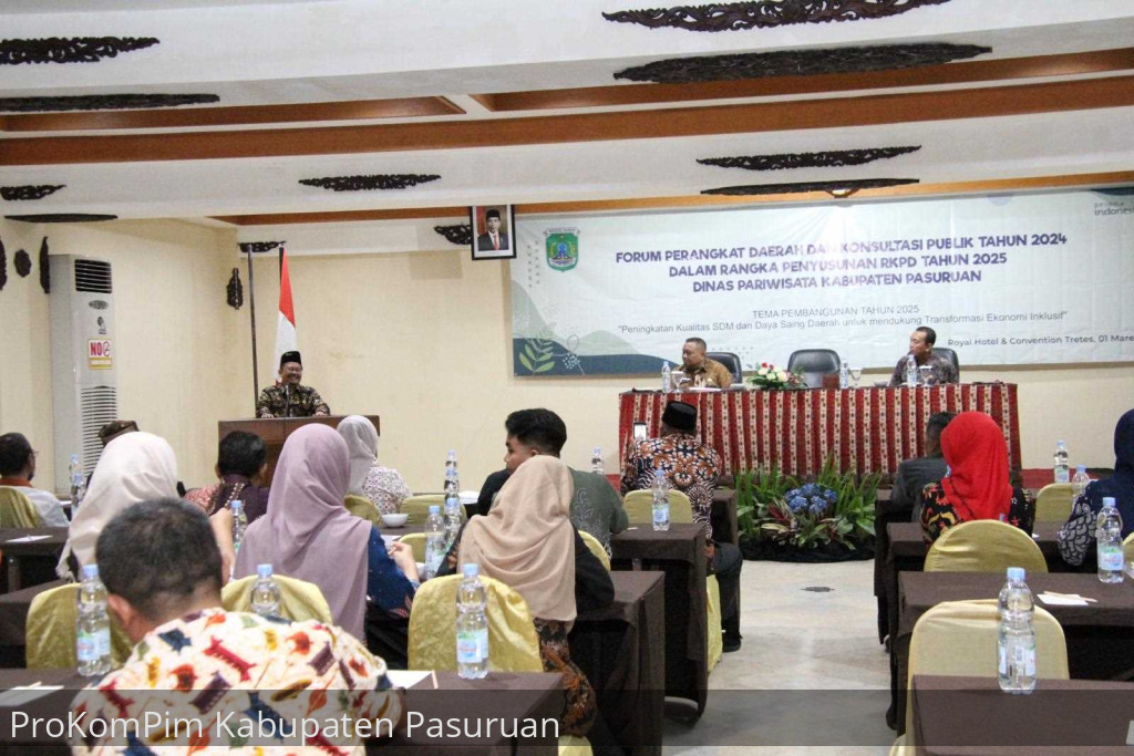 Pj. Bupati Andriyanto: Kolaborasi dan Inovasi, Syarat Utama Pengembangan Sektor Pariwisata di Kabupaten Pasuruan