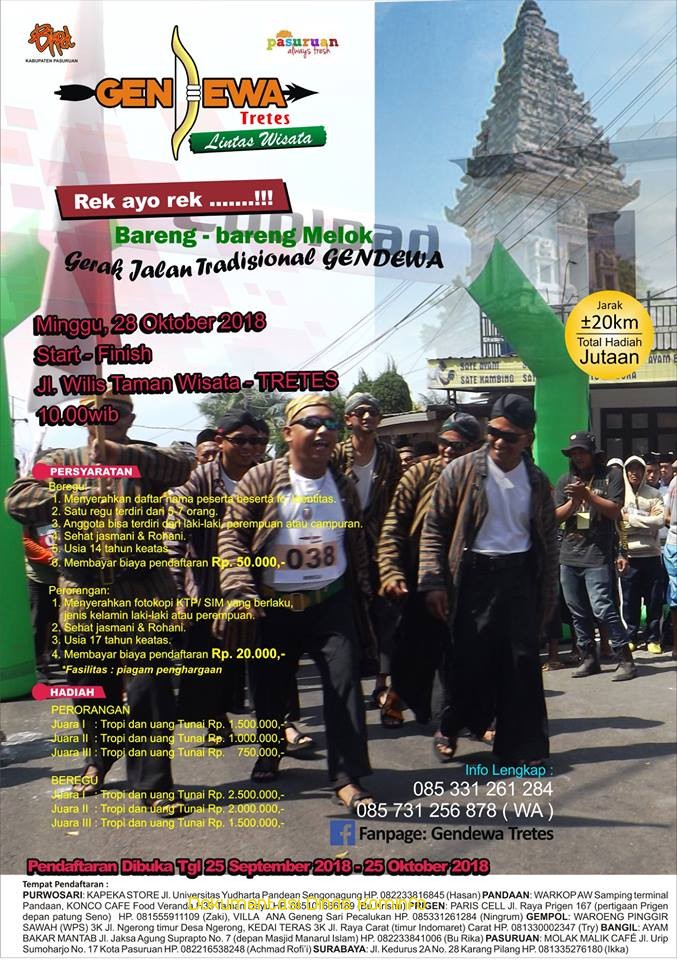 Gendewa Siap Ramaikan Hari Jadi Kabupaten Pasuruan Ke-1089