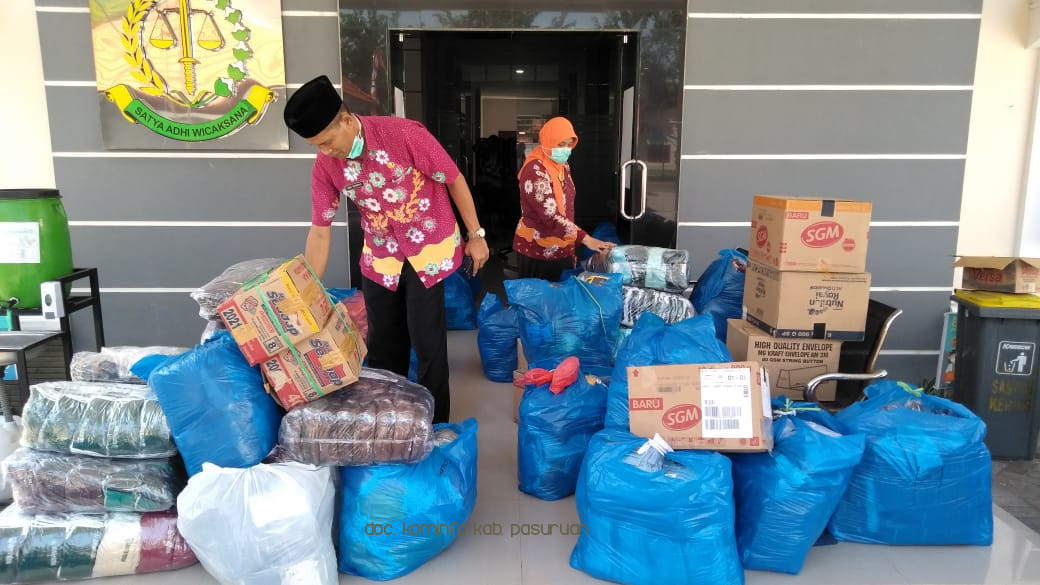 Gugus Tugas Percepatan Penanganan Covid-19 Kabupaten Pasuruan Mulai Distribusikan Masker ke Masyarakat