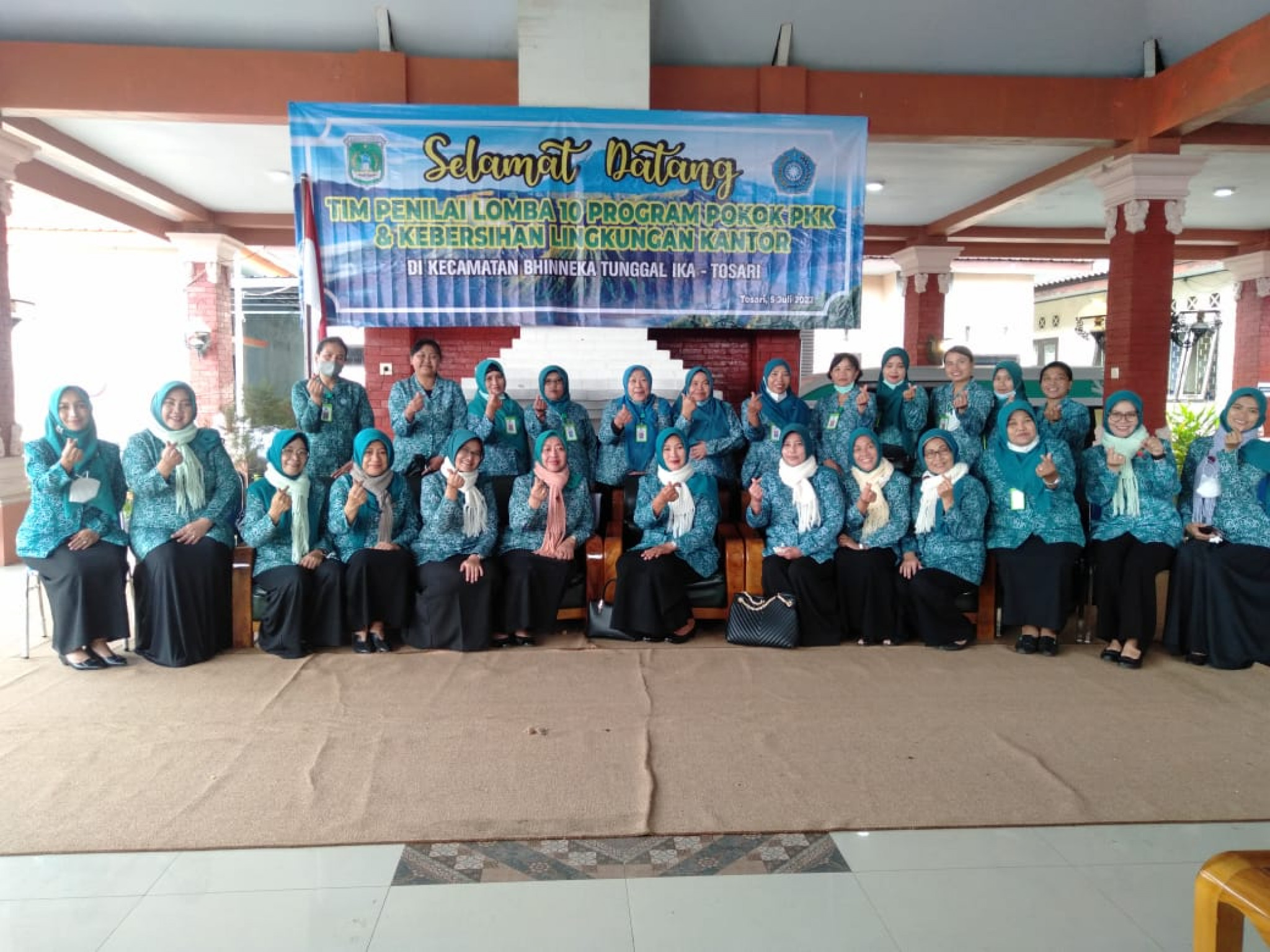 Sampul untuk Lomba Program Pokok PKK dan Kebersihan Kantor