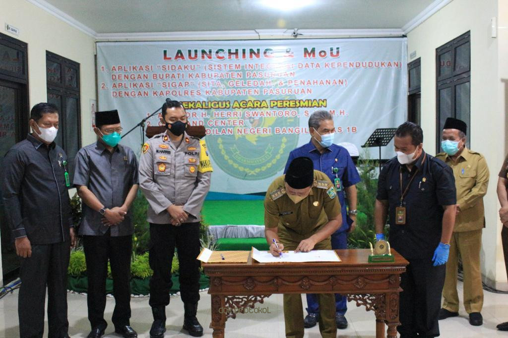 Efisiensi Waktu, Tenaga dan Tempat, Pengadilan Negeri Bangil Launching SIDAKU dan SIGAP
