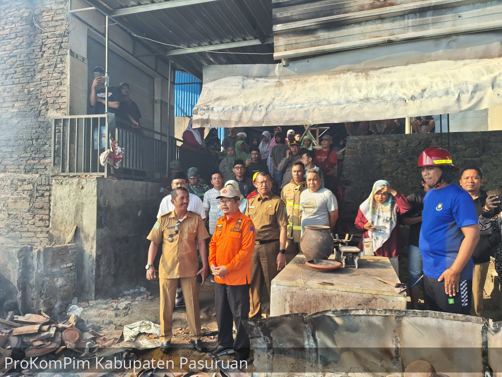 Pemulihan Pasca Kebakaran Pasar Pasrepan, Pemkab Pasuruan Relokasi Pedagang di Terminal Wisata