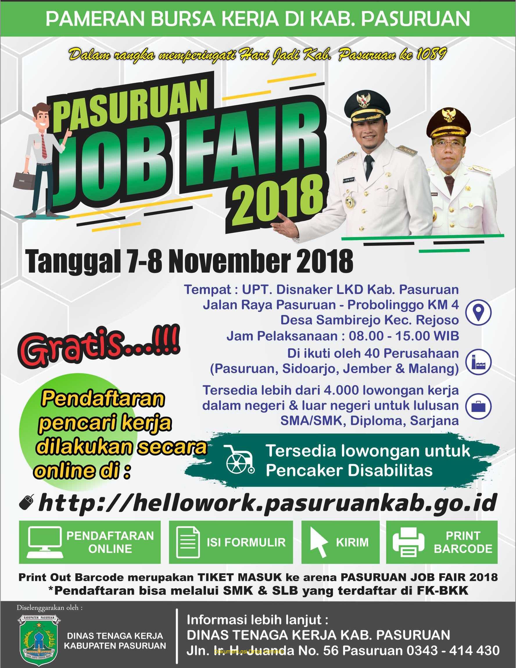 Permudah Pencaker, Pemkab Pasuruan Gunakan Laman Hellowork 