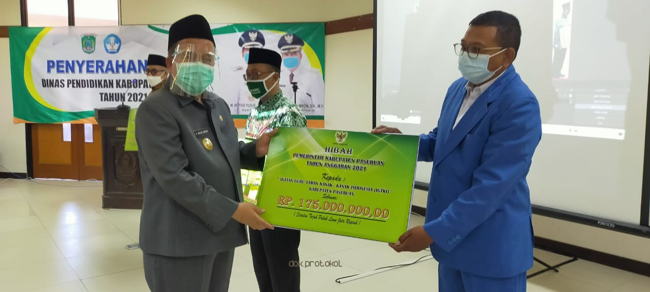 Pemkab Pasuruan Hibahkan Rp 80 Milyar untuk Biaya Operasional dan Pembangunan Fisik Lembaga Pendidikan Swasta/Organisasi Kependidikan  