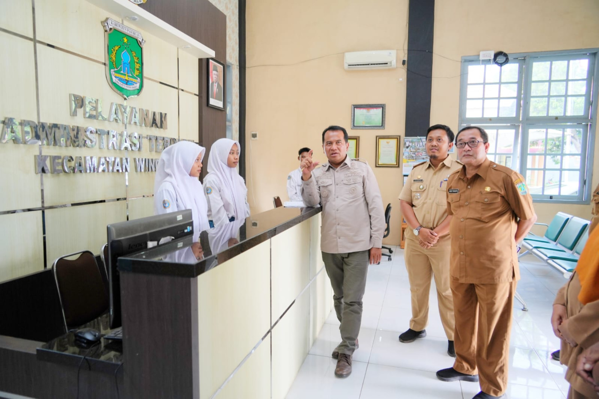 Sampul untuk Kunjungan Pj, Bupati Nurkholis ke Kantor Kecamatan Winongan