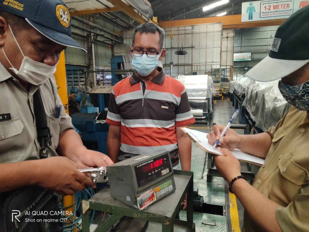6 Bulan, Retribusi Tera dan Tera Ulang di Kabupaten Pasuruan Capai 58,15% dari Target Setahun