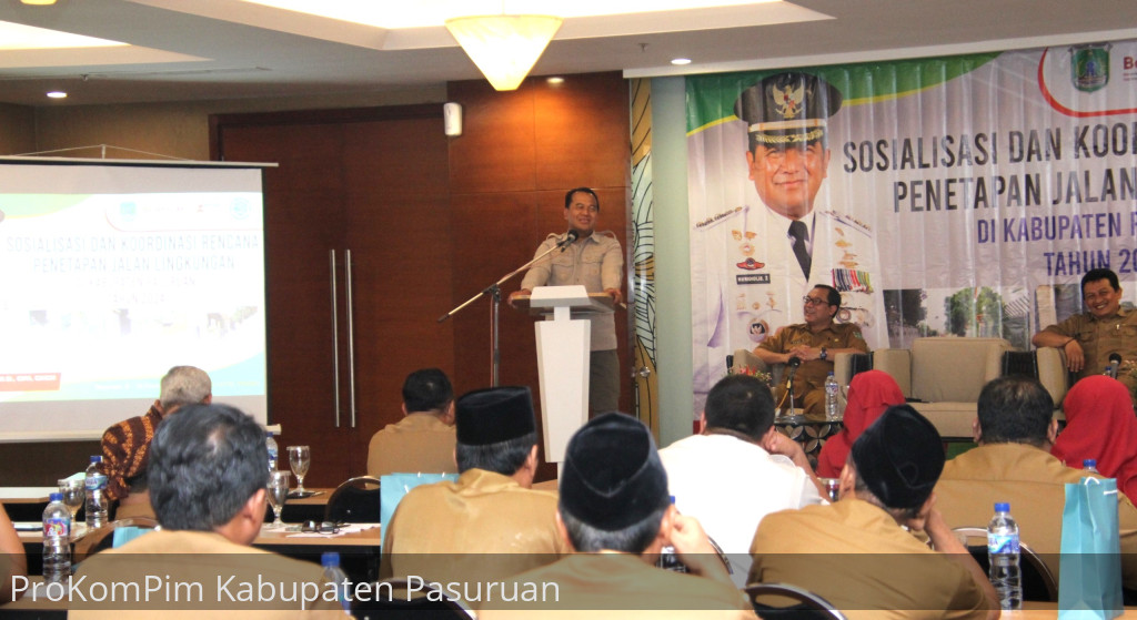 Sosialisasi Rencana Penetapan Jalan Lingkungan, Pj. Bupati: Koordinasi Antar Semua Pihak Sangat Penting Dalam Pembangunan Daerah